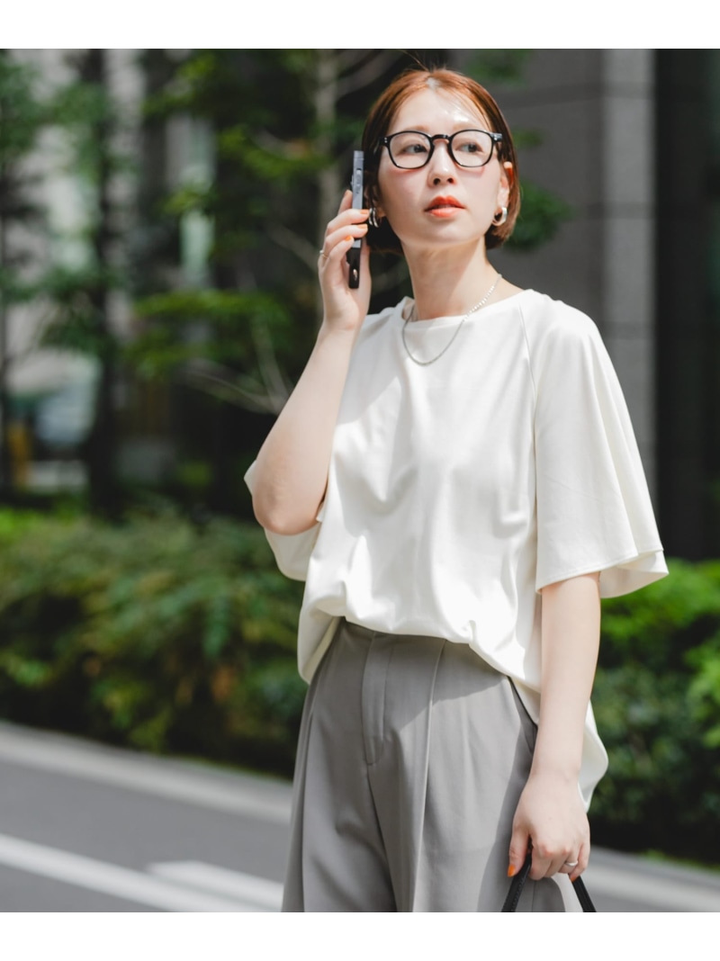 tシャツ 「別注」GREYCHORD×ROSSO　MIRAベロアカットソー レディース ROSSO 『別注』GREYCHORD×ROSSO MIRAベロアカットソー（URBAN