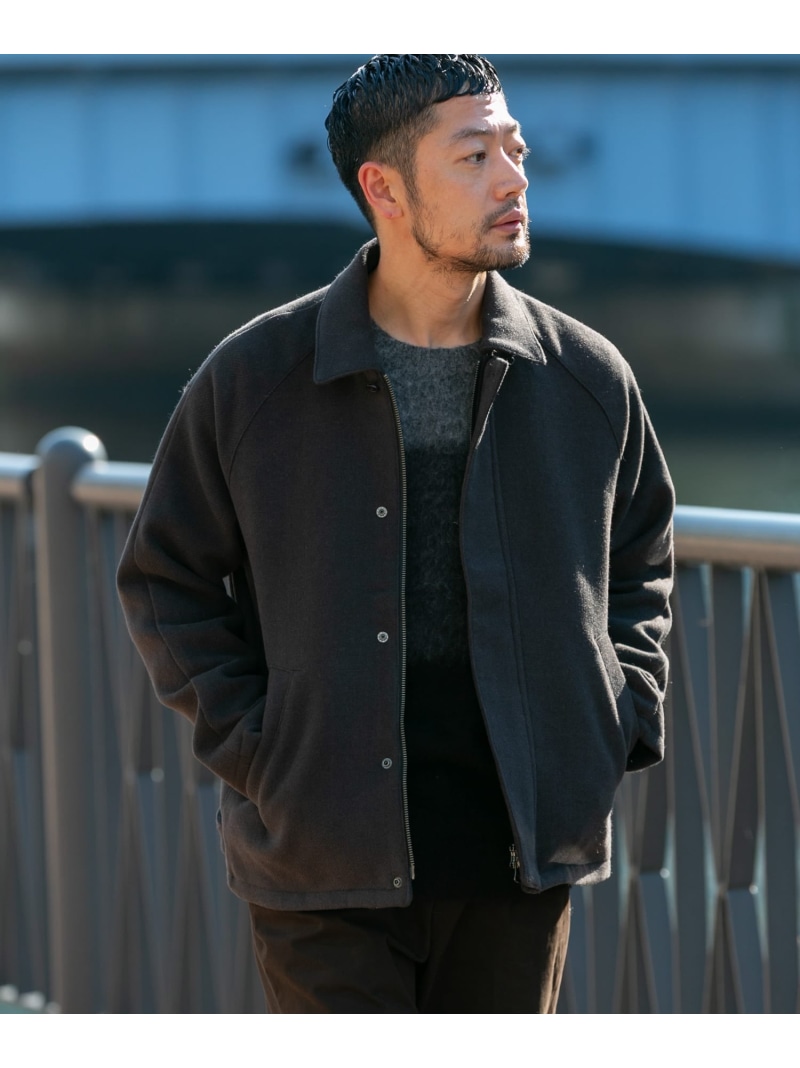 【SALE／50%OFF】『XLサイズあり』light meltonブルゾン URBAN RESEARCH ROSSO アーバンリサーチロッソ ジャケット・アウター ブルゾン・ジャンパー ブラウン ネイビー ブラック グレー【RBA_E】【送料無料】[ Fashion]｜URBAN RESEARCH ROSSO／ロッソ