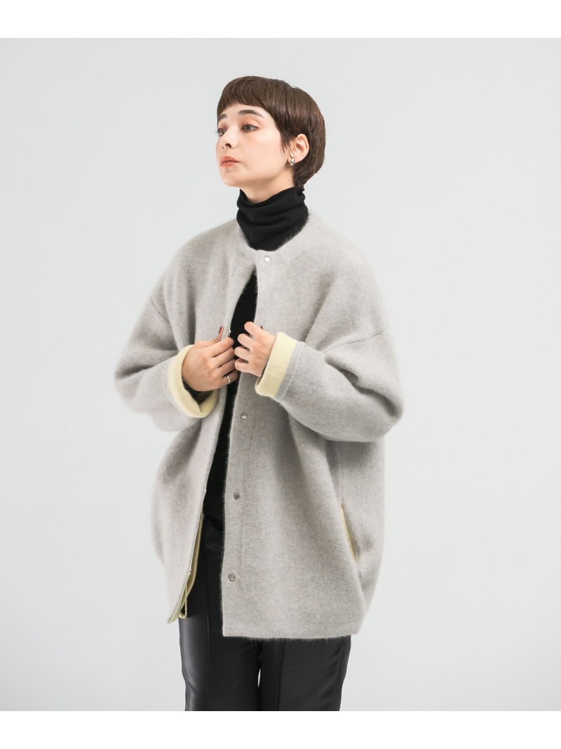 【SALE／40%OFF】ELENDEEK CN RACCOON MIX WCD URBAN RESEARCH ROSSO アーバンリサーチロッソ トップス カーディガン グリーン ホワイト グレー レッド【RBA_E】【送料無料】[ Fashion]｜URBAN RESEARCH ROSSO／ロッソ