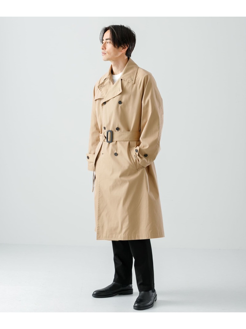 撥水 シャンブレーギャバトレンチコート アーバンリサーチロッソ Rosso