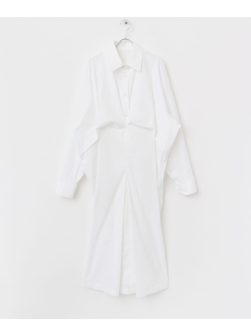 【SALE／40%OFF】blackmerci POINT SHIRTS DRESS URBAN RESEARCH ROSSO アーバンリサーチロッソ ワンピース・ドレス ワンピース ホワイト【RBA_E】【送料無料】[ Fashion]｜URBAN RESEARCH ROSSO／ロッソ