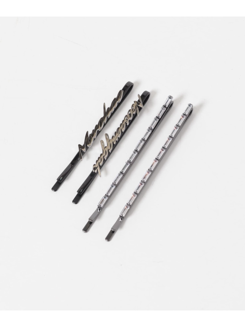 heyep ChattyRhinestonHairpins4P URBAN RESEARCH ROSSO アーバンリサーチロッソ ヘアアクセサリー バレッタ・ヘアクリップ・ヘアピン シルバー【送料無料】[ Fashion]