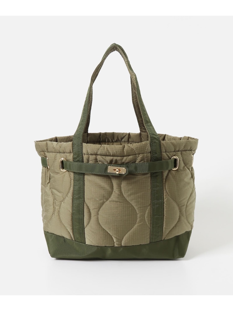 TRIFFER ナイロン編み目BAG URBAN RESEARCH ROSSO アーバンリサーチロッソ 御徒面子 トートバッグ 黒いこと 緑であること【貨物輸送無料】[ Fashion]