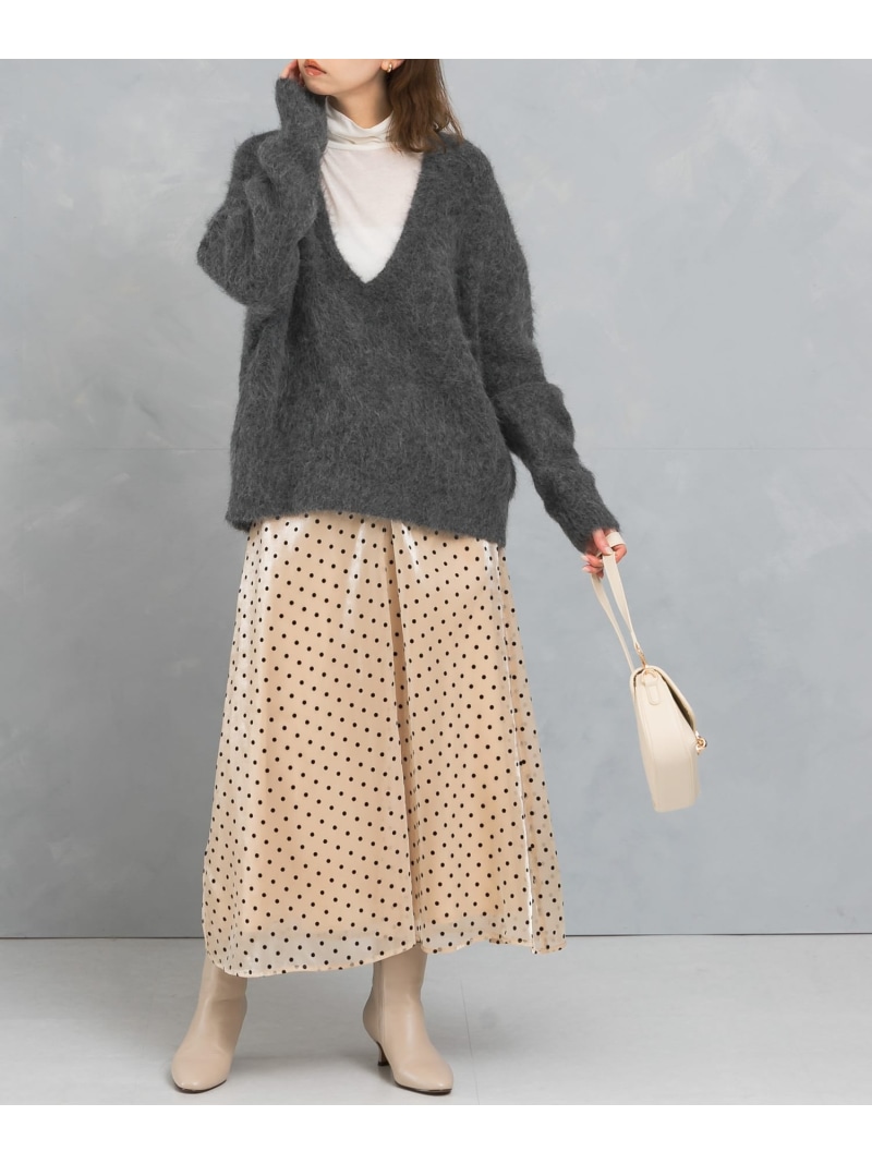 楽天市場】【SALE／50%OFF】ドットプリーツイージースカート URBAN