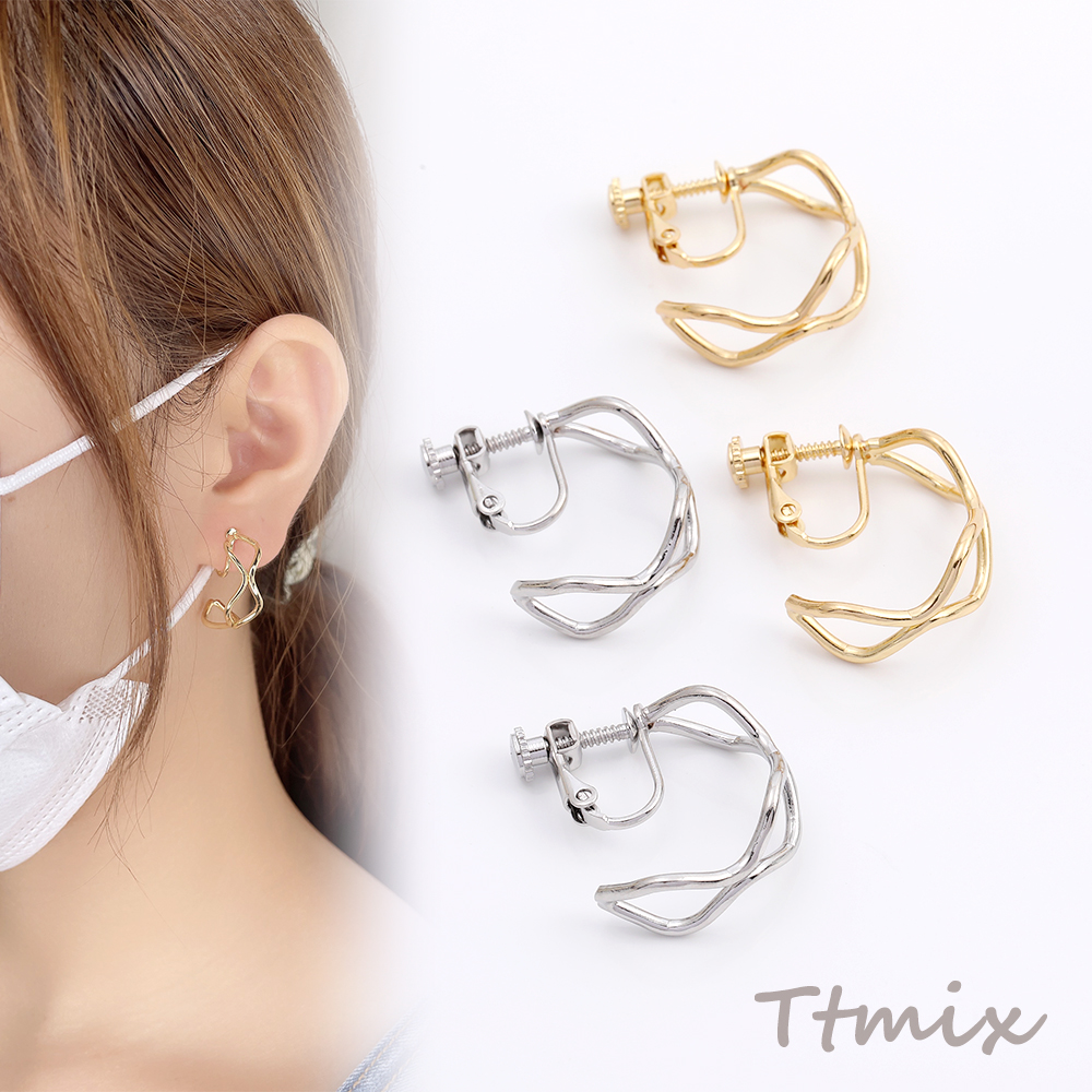 みっちゃんページ＊フープイヤリング bubble pierced earrings | LISRIQUE