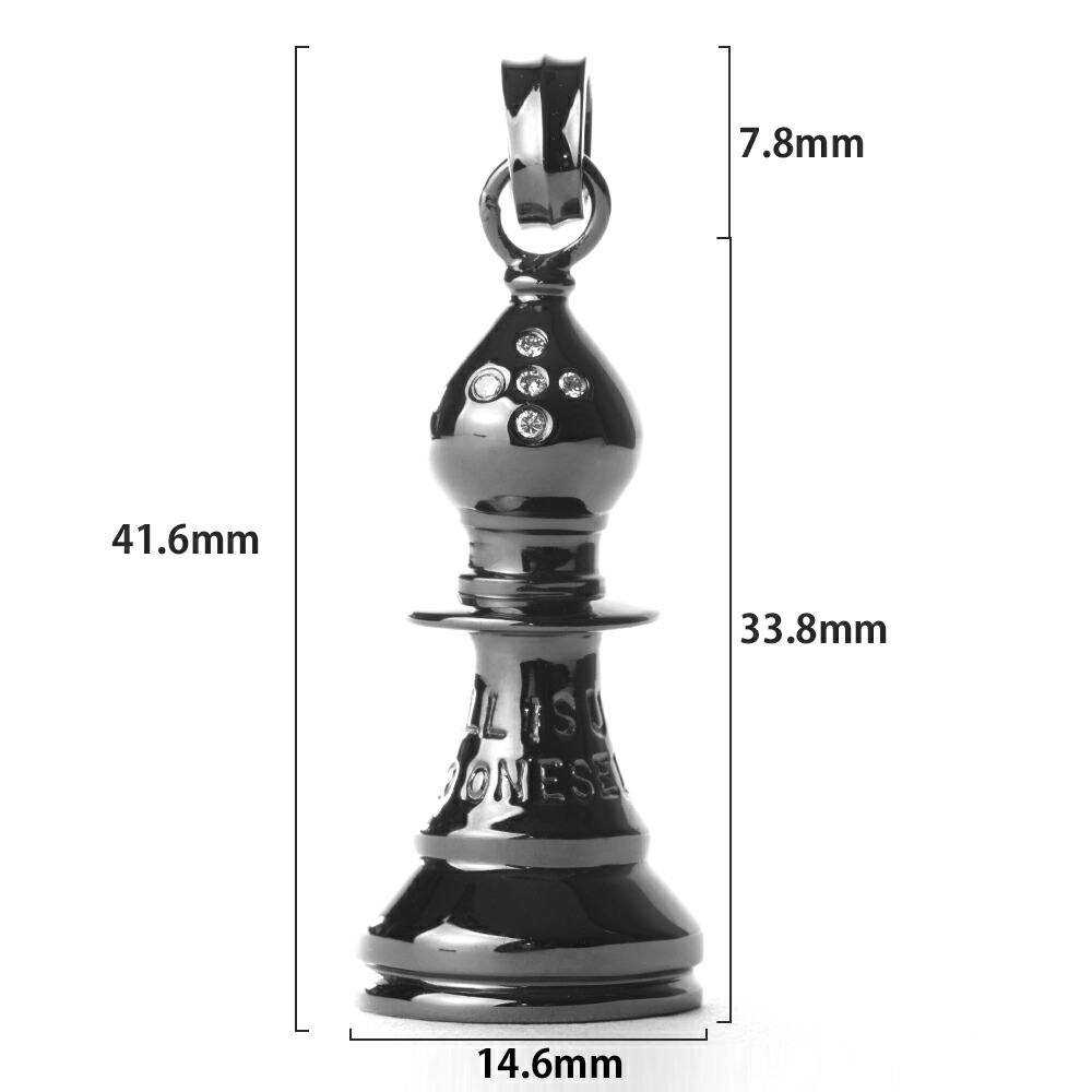 新版 楽天市場 チェス メンズ ネックレス ビショップ 駒 黒 ペンダント シンプル シルバー925 ダイヤモンド お守り アクセサリー ブランド クロス 十字架 革ひも レザー 紐 ロングネックレス 誕生日 プレゼント 男性 ギフト 普段使い 実用的 早割 クリスマス ロッソエ
