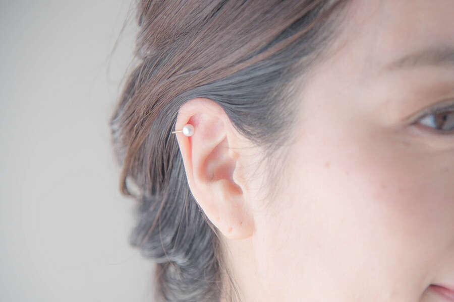 イヤーカフ パール18k レディース ゴールド おしゃれ ブランド シンプル ギフト 金属アレルギー 母の日 真珠 片耳 イヤリング フープピアス パワーストーン 天然石 可愛い ウェアリング 大人 落ちない 18金 K18 お守り 痛くない はさむ