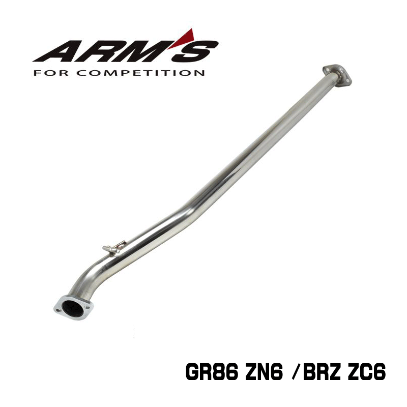 ARMS GT-CPS【競技用センターパイプ】ロッソモデロマフラー専用 トヨタ GR86 3BA-ZN8 SUBARU BRZ 3BA-ZD8 競技用 センターパイプ 中間パイプ オプション品|ロッソモデロ店