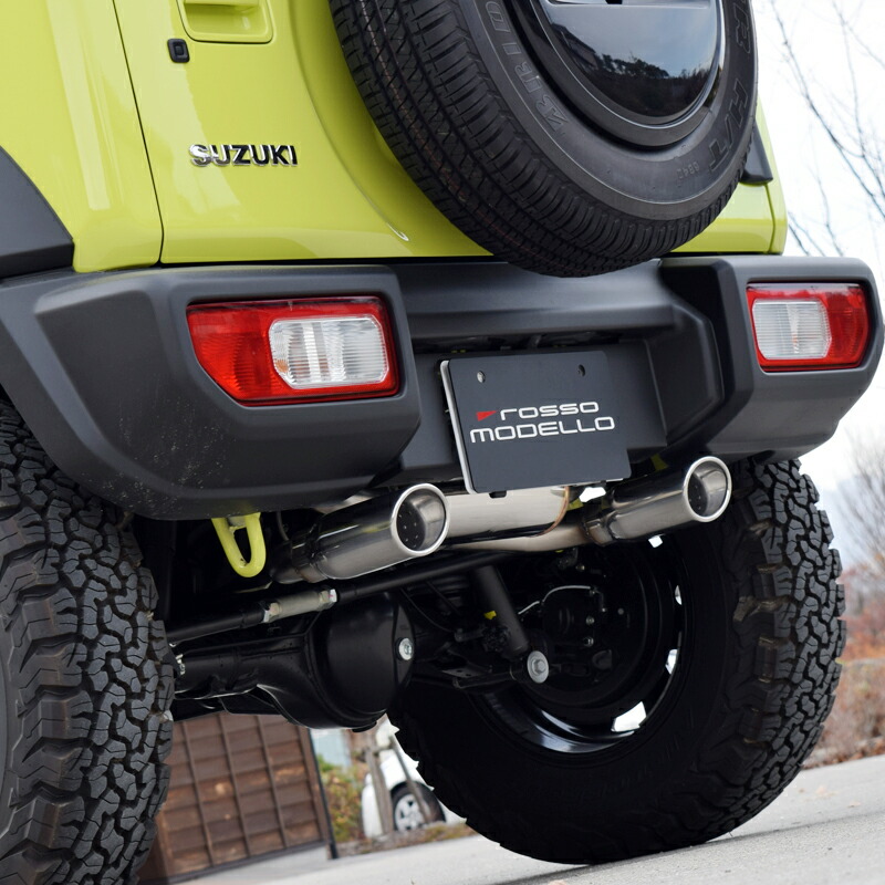 ロッソモデロ DUSSEL EX G-Style AT JB74W MT共用jimny カスタム マフラージムニーシエラ JB64W マフラー 3BA-JB64W  マフラージムニー 3BA-JB74W パーツ