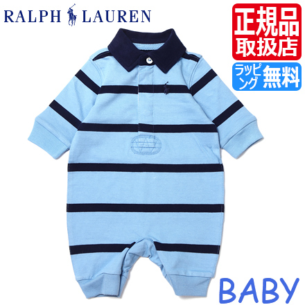 ラルフローレン ベビー服 Ralph Lauren カバーオール ブルー ラルフローレン ベビー ポロ ラルフ ベビー ロンパース パジャマ ラルフ ベビー服 女の子 ベビー服 男の子 赤ちゃん 出産祝い プレゼント 贈り物 お祝い