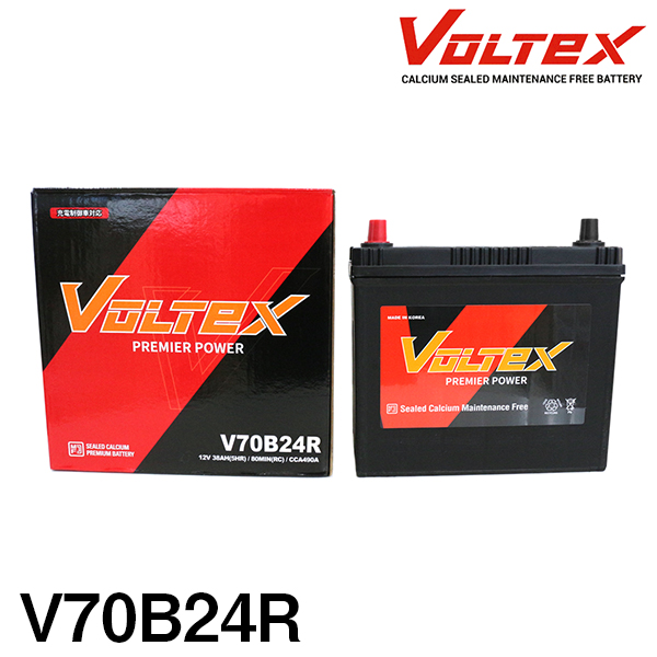 VOLTEX バッテリー V70B24R スバル レオーネ E-AF2 交換 補修