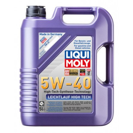 【送料無料】 LIQUI MOLY リキモリ ライヒトラウフハイテック 5W40 5L 20900 エンジンオイル 5W-40 5L 5リットル Leichtlauf High Tech ライヒトラウフハイテック ガソリン/ディーゼル用