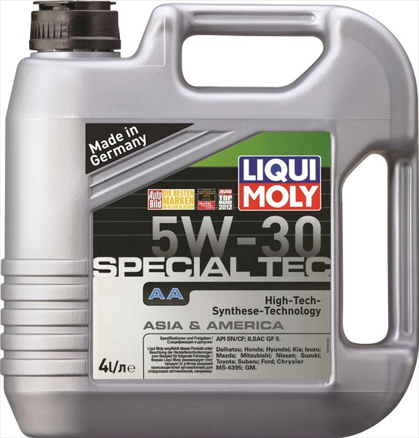 【送料無料】 LIQUI MOLY リキモリ スペシャルテックAA 5W30 4L 7616 交換 メンテナンス 整備