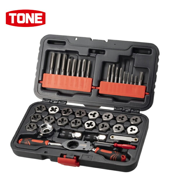 【送料無料】 TONE トネ タップ＆ダイスセット TDS400 TONE トネ 工具 DIY ツール セット
