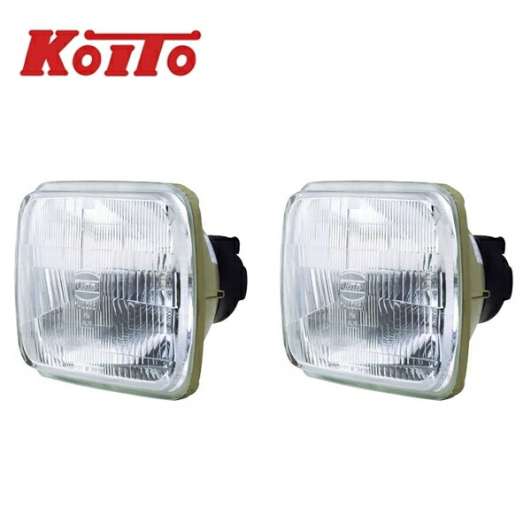 楽天市場】【送料無料】 KOITO 小糸製作所 12V 角型 角目 4灯式 四灯式