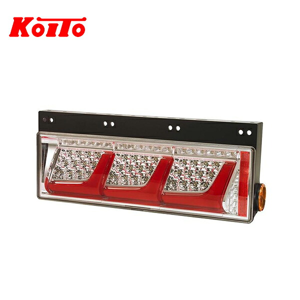 KOITO 小糸製作所 トラック用 オールLED リアコンビネーションランプ 左 三連 ノーマル レッド LEDRCL-24L 三菱ふそう 大型 2010～2011年式｜Acv エーシーブイ 23,753円