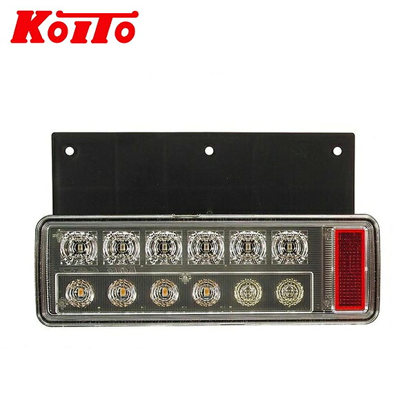 【送料無料】 KOITO 小糸製作所 小型オールLEDリアコンビネーションランプ LEDRCL-24LKE いすゞ エルフ マツダ タイタン 左 ハザード省電力仕様 Bタイプ バックブザー無 13,460円