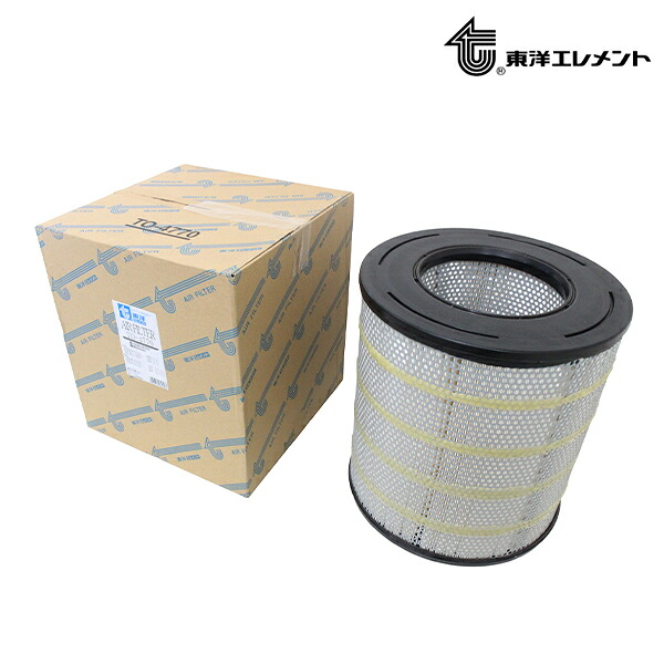 東洋エレメント エアーエレメント TO-4770 ミツビシ ふそうトラック FV50JY 2000.01～2007.04 ME291945 エアーフィルター エアエレメント エアフィルタ エアクリーナー エンジン エアー クリーン 交換 メンテナンス 整備