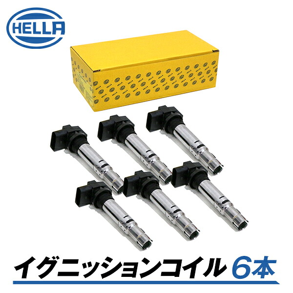【送料無料】 Hella ヘラ イグニッションコイル 5DA358000-671 6本 メルセデス・ベンツ Vクラス 639350C 5DA358000-671 参考純正品番 A 272 906 00 60 交換 メンテナンス 整備 コイル|Acv エーシーブイ