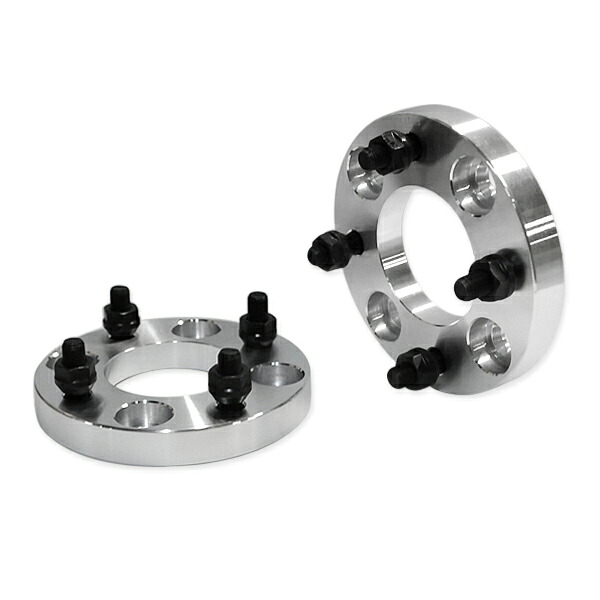 【送料無料】 ワイドトレッドスペーサー 4穴 P.C.D110 15mm / 20mm / 25mm / 30mm ツライチ ワイトレ ナット ワイドスペーサー ホイール スペーサー タイヤ 足回り アルミ ハブ シルバー 鍛造|Acv エーシーブイ