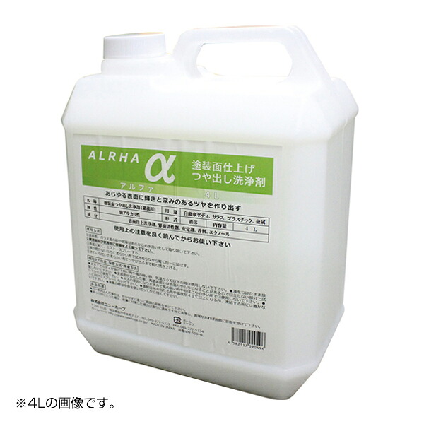 ニューホープ NEW HOPE アルファ 20L ツヤ出し 洗浄剤 艶出し 保護 洗浄 洗車 手垢 除去 静電気 ホコリ 防止 NW-500-20L