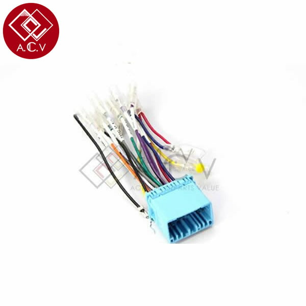 楽天市場 メール便送料無料 オーディオハーネス Mrワゴン H13 12 p スズキ車純正配線変換 オーディオ配線コードキット ピン 市販カーオーディオ取付 カーオーディオ 逆カプラ Acv エーシーブイ