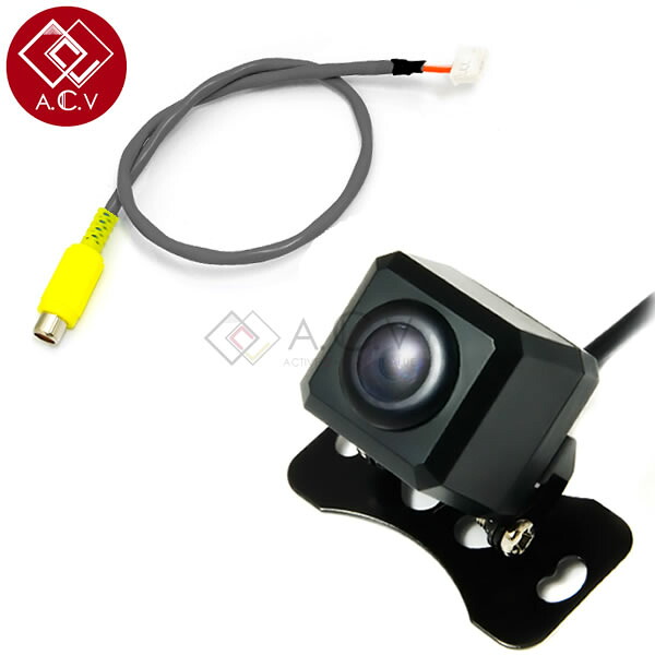 【安心の宅配便配送 送料無料】 バックカメラ CCD ＋ リアカメラ入力ハーネス パイオニア Pioneer AVIC-VH9990 2010年モデル 角型ガイドライン有り 【純正ディーラーナビ 配線 端子 ケーブル 変換コード 車用品 カー用品】 6,600円