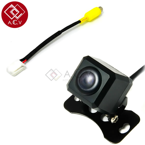 【安心の宅配便配送 送料無料】 バックカメラ CCD ＋ リアカメラ入力ハーネス ケンウッド kenwood MDV-L503 2016年モデル 角型ガイドライン有り 【純正ディーラーナビ 配線 端子 ケーブル 変換コード 車用品 カー用品】
