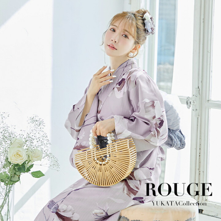 楽天市場】送料無料 【あす楽】【浴衣3点セット】ニュアンスフラワー