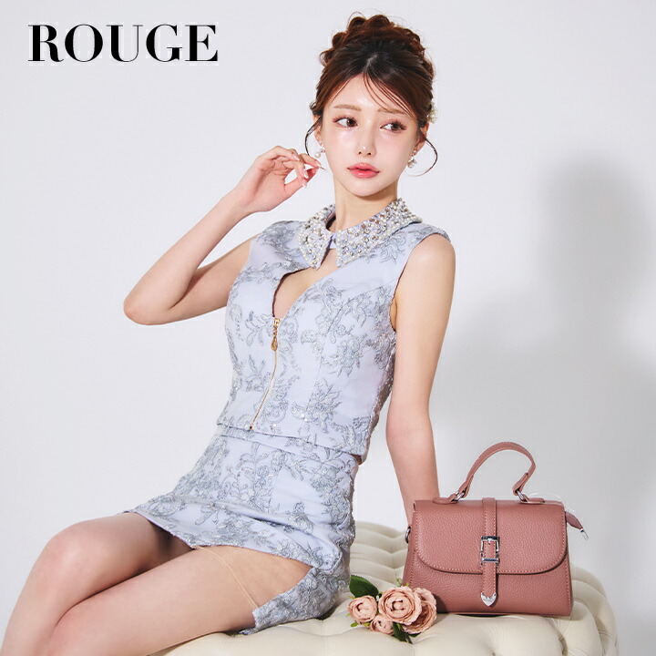 楽天市場】DressShop JEWELS セットアップミニドレス/2ピース/刺繍