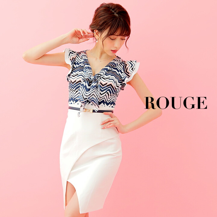 お手軽価格で贈りやすい Rouge ホワイト ブラック ラップ風スカート ベルト付き マルチカラー シフォン タイトスカート ワンピース サイズ Xl L M S ミニ ドレス 大きいサイズ あす楽 キャバドレス 78yndz 1904 1 ミニドレス ルージュ 78yndz 1904 1 Spmau