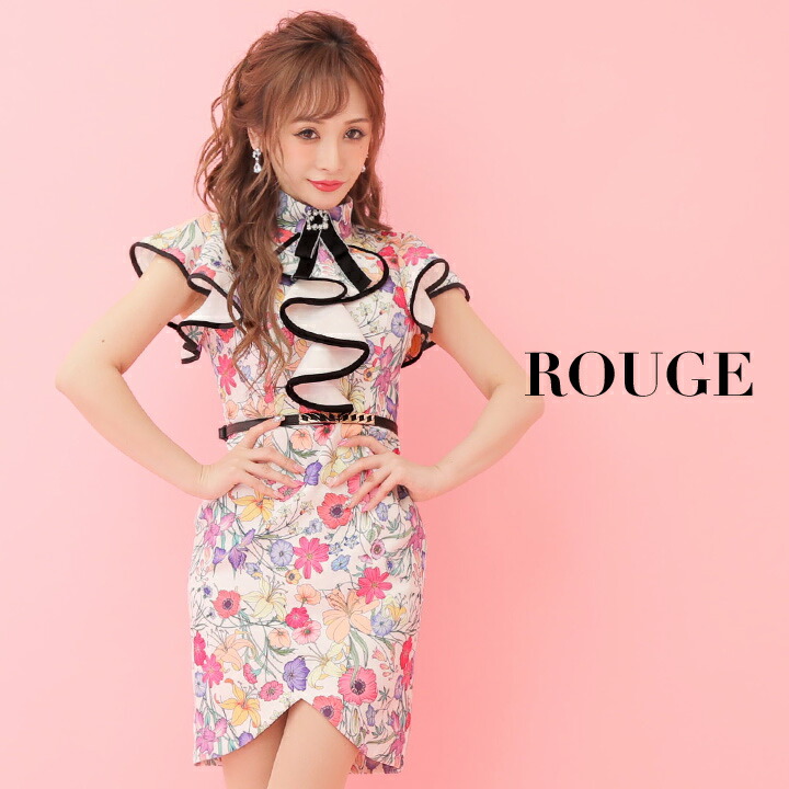 国際ブランド 楽天市場 送料無料 キャバドレス 大きいサイズ ドレス ミニ S M L サイズ ワンピース タイトスカート 花柄 フラワー ボタニカル フリル ブローチ 可愛い ホワイト Rouge ルージュ あす楽 ミニドレス 6709sb 1904 1 Rouge 保存版 Advance Com Ec