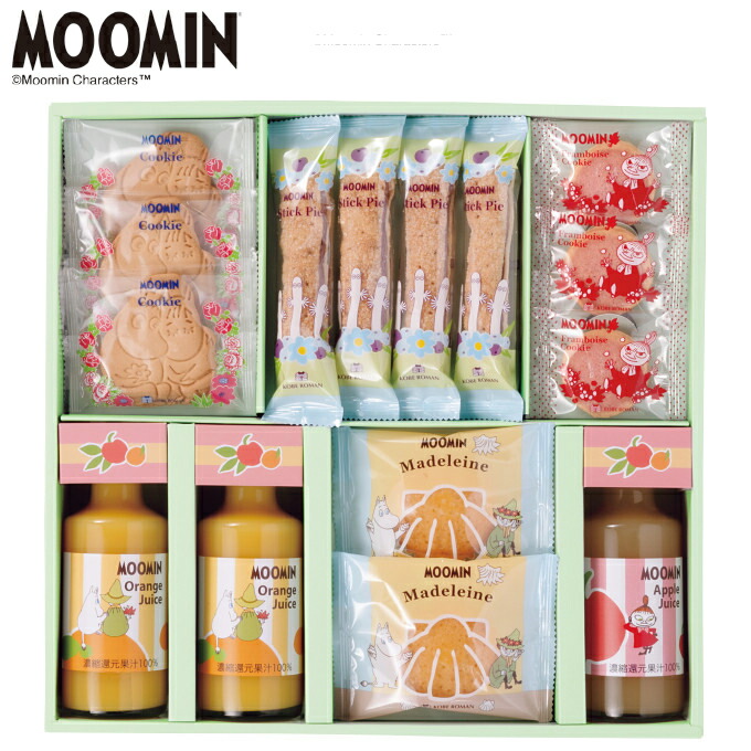 お菓子詰め合わせ　8点セット + ム―ミン　まくら3点セット お菓子詰め合わせ 8点セット + ム―ミン まくら3点セット 食品