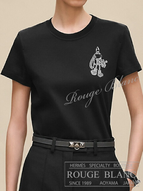 【この夏ほしい！】HERMES オシャレ Tシャツ カルトゥッシュ 5E4647DA90_video_2-AVS?wid=800