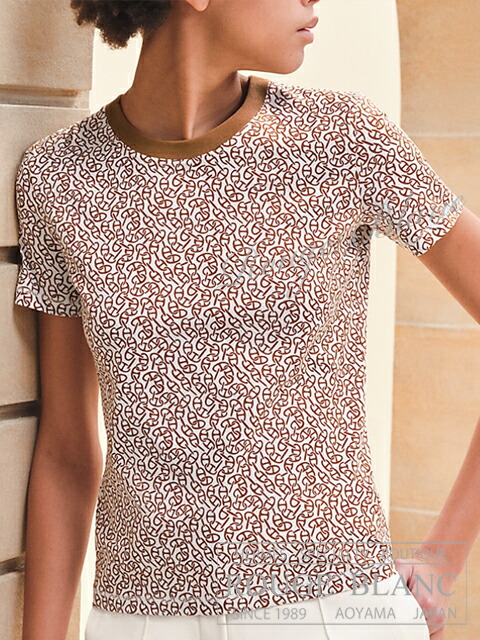 楽天市場】エルメス 2024 S/S メンズ Tシャツ ”ミニレザーパッチ