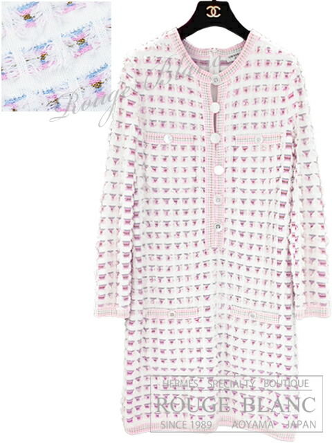 楽天市場】【美品】シャネル【CHANEL】ツイード ワンピース 7分袖