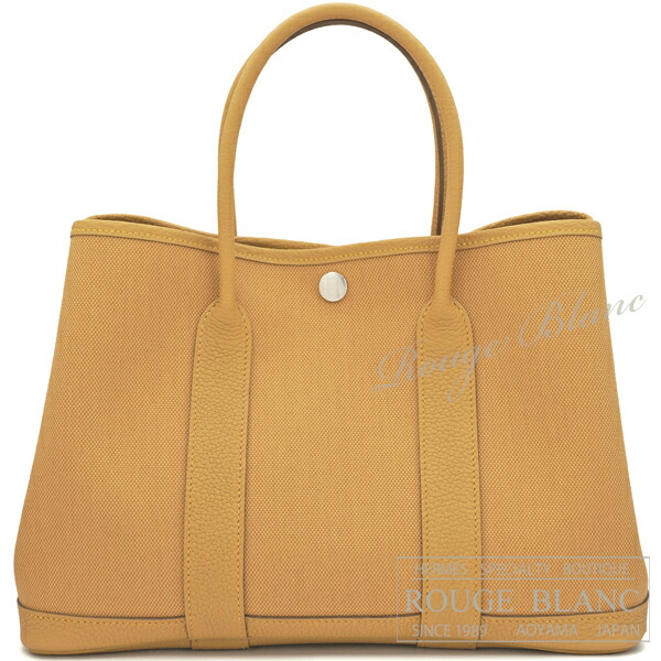 【レザー /Vert Moyen】HERMES ガーデンパーティー 30 TPM エルメス ガーデンパーティ30/TPM ルージュセリエ ネゴンダ