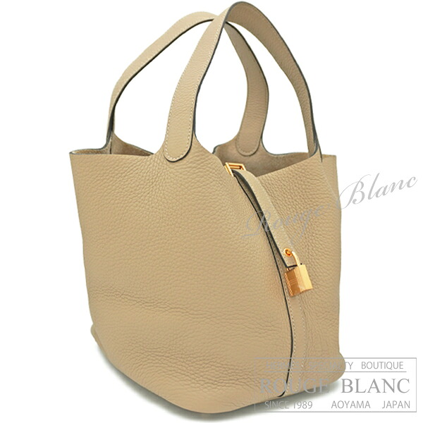【エルメス/ピコタンロック/ピコタン/HERMES/新品/御徒面子】エルメス ピコタン鍵を掛けるMM/22 トレンチ トリヨンクレマンス ゴールド金具 【新品】HERMES Picotin lock MM/22 Trench Taurillon Clemence Gold Buckle 【NEW】