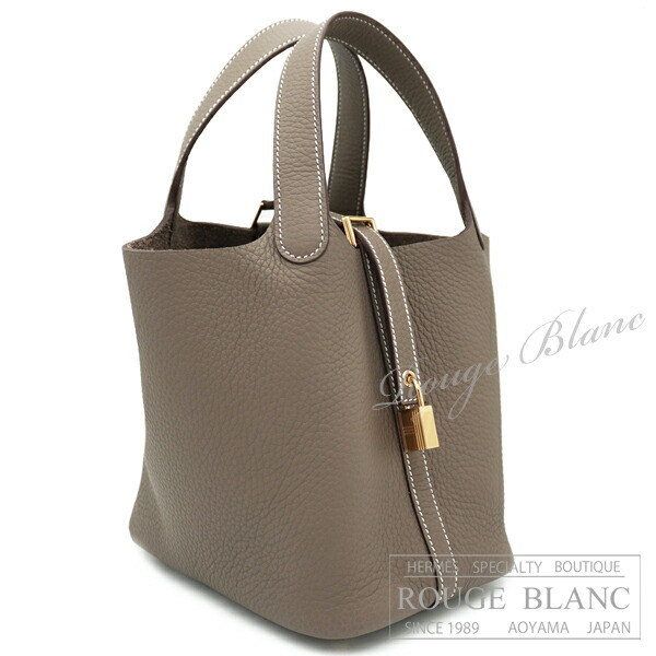 HERMES ピコタンロック 18 PM エトゥープ ハンドバッグ HERMES エルメス ハンドバッグ ピコタンロック 18 PM カーゴポケット