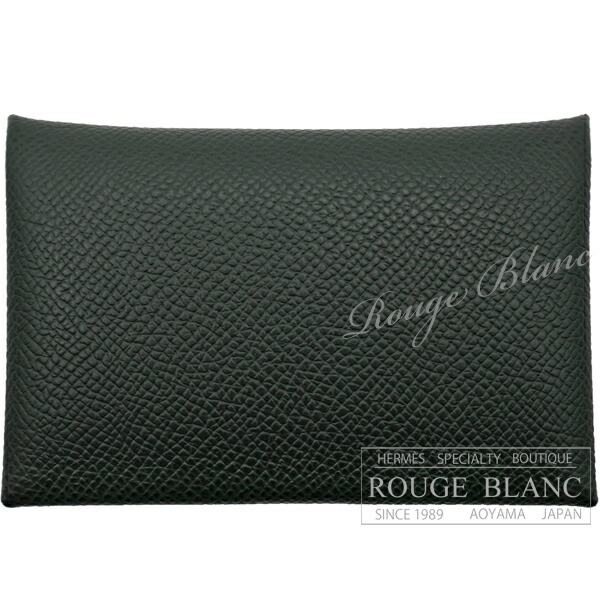 HERMES calvi ガルヴィ カードケース ノワール カルヴィ カードケース ノワール ブラック 黒[] Calvi Card Case
