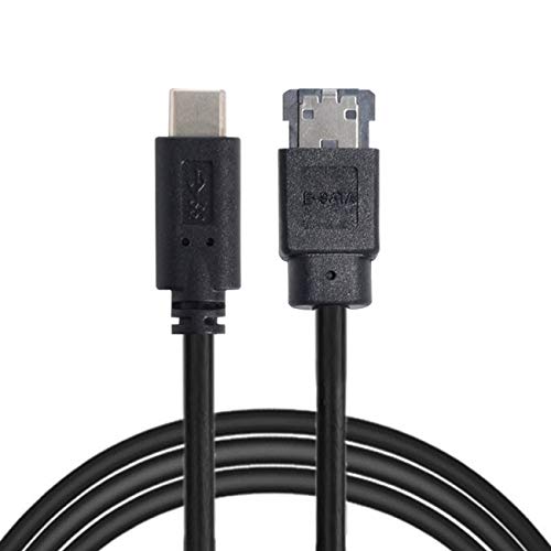 [Free Shipping] Cablecc USB-C Type-C to Powerover eSATADC5V Adapter USB3.0 to HDD/SSD/ODDESATAP Converter