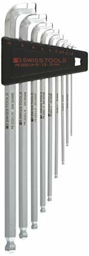 【送料無料】PB SWISS TOOLS マルチアングルボール付ロング六角レンチセット(パック入) 2222LH-10CN｜Rougeスポーツショップ店 12,232円