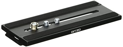 【送料無料】Gitzo クイックリリースプレートロングDラバー付き ブラック 長さ140mm GS5370LDR｜Rougeスポーツショップ店