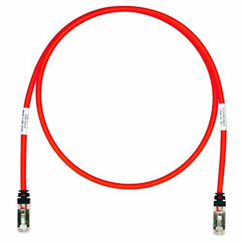 【送料無料】パンドウイット シールド LANケーブル Cat6A プロ仕様 15m 赤 STP6X15MRD|Rougeスポーツショップ店