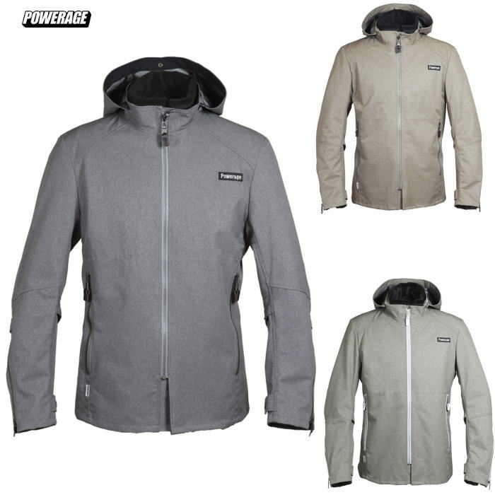 POWERAGE バイカー用ジャケット グレー POWERAGE（パワーエイジ）公式オンラインショップ｜ライダーを