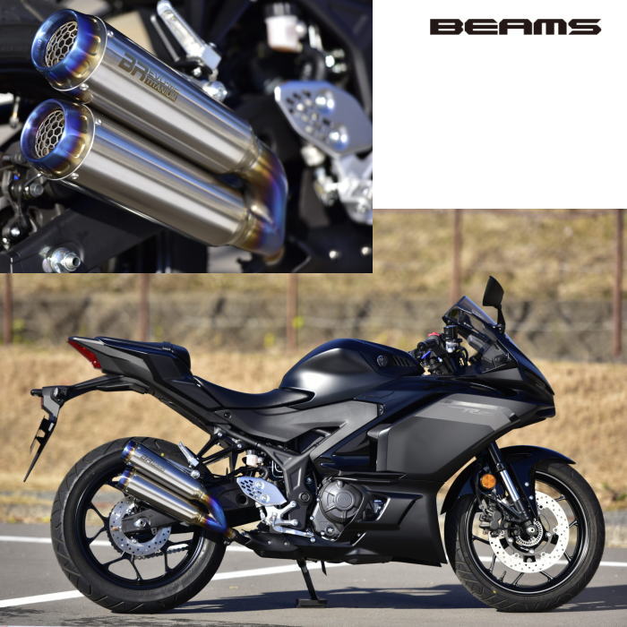 【BEAMS】G277-51-000 ビームス (YAMAHA : YZF R-25 / MT-25 '25-) BR EVO M2 TITANIUM スリップオン チタン マフラー 公道走行可 バイク ヤマハ 63,239円