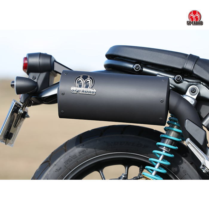 【SP忠男】CL2-PB-04 POWERBOXサイレンサー ブラックエディション (HONDA : CL250 '23- , 8BK-MC57) スリップオンマフラー 政府認証 JMCA パワーボックス SP Tadao バイク
