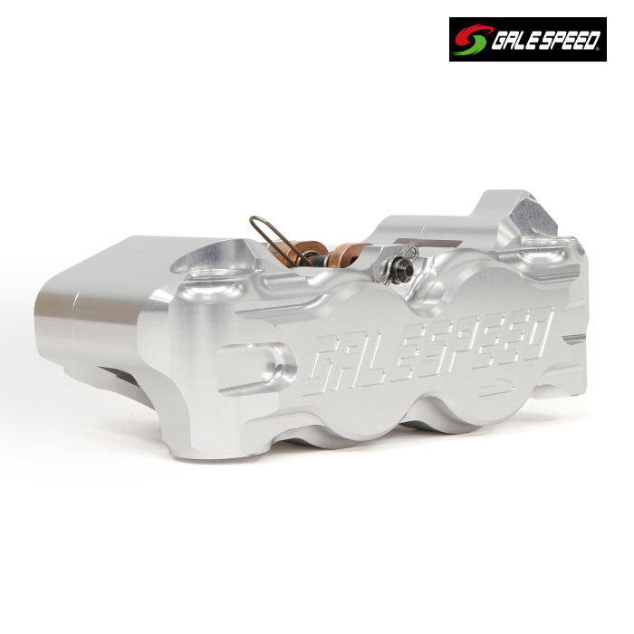 【GALE SPEED】GSBFCAR3430AFS ゲイルスピード ビレット フロント4P ラジアルキャリパー ( 右 / シルバー ) バイク