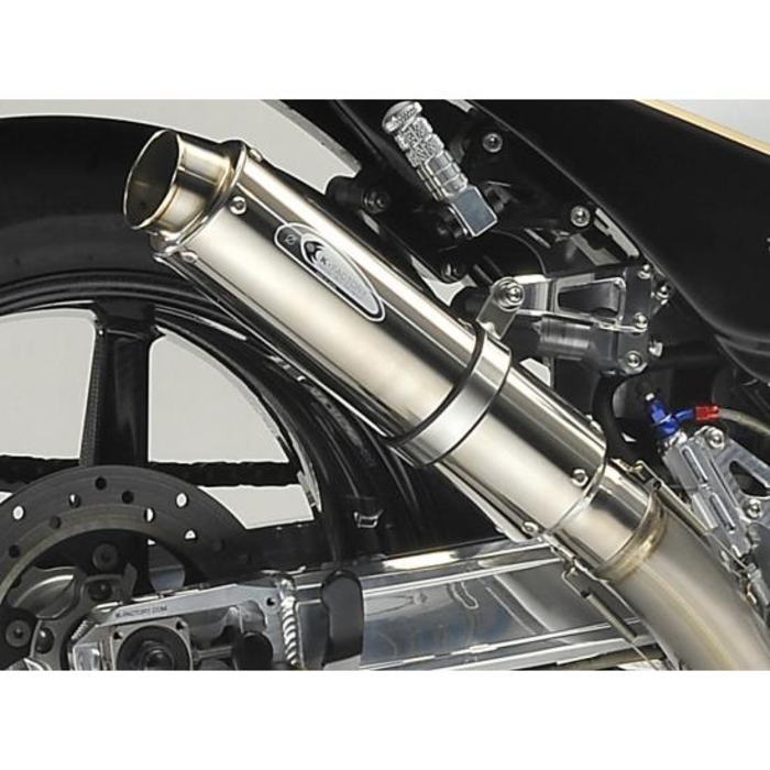 【K-FACTORY】000KPECGAA4540 ケイファクトリー GPサイレンサー SS2 (真円) 汎用 チタン バイク マフラー 28,600円