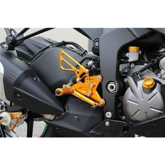 【BabyFace】002-K038 ベビーフェイス バックステップ 正シフト・レースシフト (KAWASAKI : ZX-6R '19-) バイク (002-K038BK/002-K038GD/002-K038BKR/002-K038GDR) BABYFACE